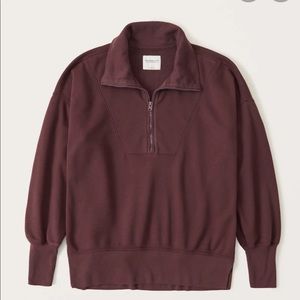 Abercrombie Tunic Zip Sweatshirt Size S NWT
